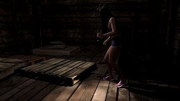 Preview 1 of D And Cum - Cute Petite Horror Queen Gets Scared And Fingers Her Wet Moist Pussy Until She Squirts Everywhere