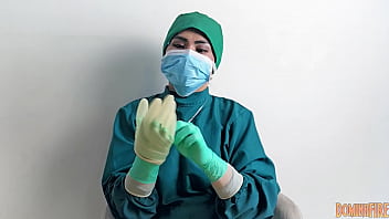 Preview 4 of Sister And Wife Anal - Latex Gloves Fetish ASMR