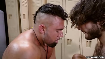 Preview 3 of Arab Soria - GAYWIRE - After A Bad Game,  Dante Drackis,  Lawrence Portland &amp_ Steven Roman Decide To Make Each Other Feel Better