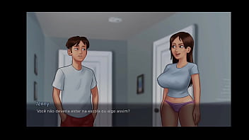 Preview 1 of Iranian Parsian - primeiro dia de aula summertime saga #1
