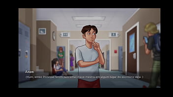 Preview 4 of Iranian Parsian - primeiro dia de aula summertime saga #1