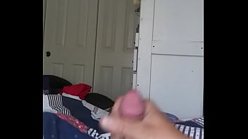 Preview 2 of Banlades Xxxx - Real step son masturbates on bed!