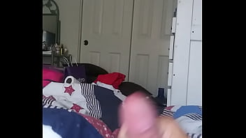 Preview 3 of Banlades Xxxx - Real step son masturbates on bed!