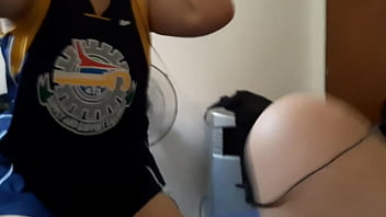 Preview 2 of Shemale And Cute Teen - Part 1 - Filipina Babe Close Up Sloppy Blowjob