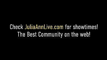 Preview 1 of Bangla 3xx Star - Drenched Blonde Cougar Julia Ann Finger Fucks Her Cunt In The Shower!