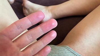 Preview 2 of Samantha Ruan 69 - Rubbing Pussy with Wet Panties in Slime to Pulsating Orgasm -huge labia