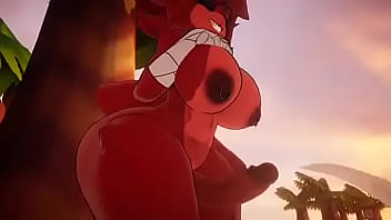Preview 3 of August Taylor Blowjob - Fnaf futanari
