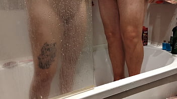 Preview 2 of Meet Rocket - Shower mutual masturbation