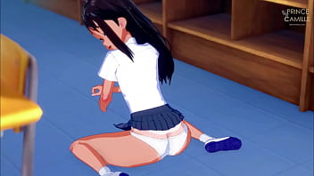 Preview 2 of Johny Stepmon - Negatoro jerks you off and gives you a blowjob after school - Nagatoro-san