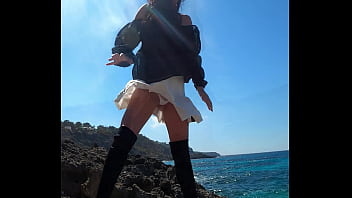 Preview 2 of Security Teen Ass Nude Tits - Blowing In The Wind