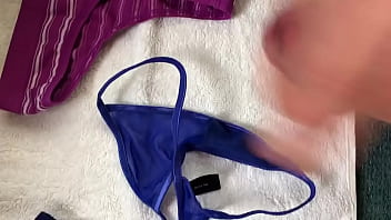Preview 3 of Small Dick Humiliation - Her blue panties part one