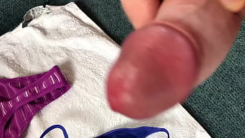 Preview 4 of Small Dick Humiliation - Her blue panties part one