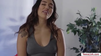 Preview 1 of Teen Smil Girl - Pervert masseuse massages her hot client