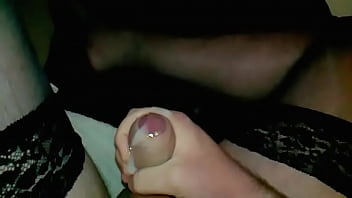 Preview 3 of Ass Threesome Pov - Uncut Cock In Panties Slow-Mo Cumshot - SlugsOfCumGuy