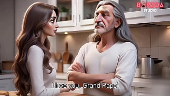 Preview 3 of Cinemax Sexo Rial Tomadies - Mia - 2 - Teen virgin panties are wet thinking about her 40 years older Step-Grandpa and his big dick
