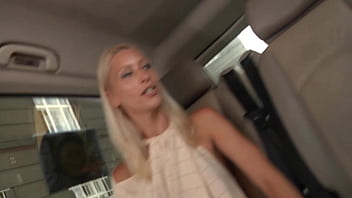 Preview 1 of Big Ass Brunnette - Sexy busty Czech bitch Terra Sweet seduced random guy for backseat fuck