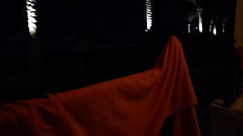 Preview 1 of Thai Tiny U15 - Risky blowjob at Egypt hotel balkony and shower after cum in mouth