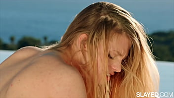 Preview 4 of Jepang Sex No Sensor - SLAYED Stunning duo Red &amp_ Sophie have intense poolside sex