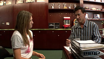 Preview 1 of Ashlynn Brook Crempie - Super hot blondie giving her juicy pussy in work interview