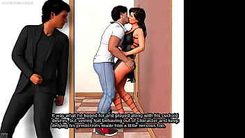 Preview 4 of Mom Rape Hot Sex Full Movie - A Happy Couple Enjoys a Hot Cuckold Moment When His Wife Fucks Another Man in The Bathroom - Couple&#039_s Love 08