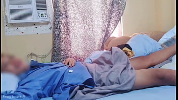 Preview 1 of Tsunny Leone Threesome In Gym - Sa ni stepbrother sinibukan inaya nya ako kantutan