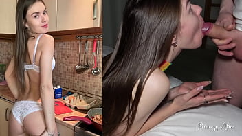 Preview 4 of Madure Femdom - LIFE OF A STUDENT - Enjoying Tasty Food And Cock - Princess Alice