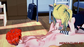 Preview 2 of Sticky Baby - D Note - Misa Misa Blowjob &amp_ Misionary - Hentai 3D