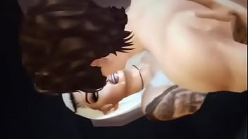 Preview 1 of Deepthroat Ex - The Sims 4 Milo fucks the prostitute like crazy
