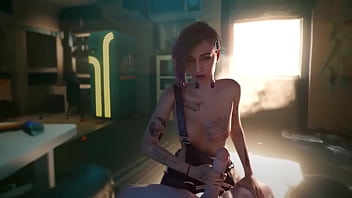 Preview 4 of Daniyal D - Cyberpunk 2077 | Judy alvarez HANDJOB