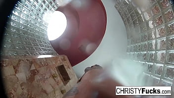 Preview 2 of Deske Gordo - Hot Shower BTS Fun With Christy,  Dahlia and Ivan