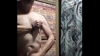 Preview 3 of Sex Garl Hors Open - Quick Bate in my friends bathroom