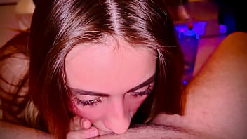 Preview 4 of Lndian Video Com - Juicy Babe gave a good sloppy blowjob