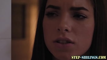 Preview 1 of Hijra Chud - Stepsis teen gets facialized by big cock