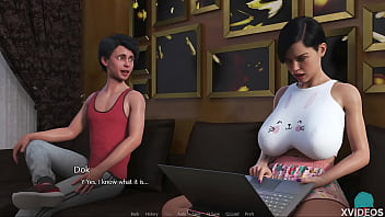 Preview 4 of Bfmovi Hindi - THE GOLDEN BOY #18 &bull_ Busty MILF makes him rock hard