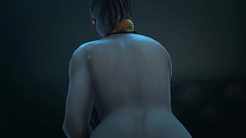 Preview 4 of 1hole 2phallus - Romancing Samara - Mass Effect
