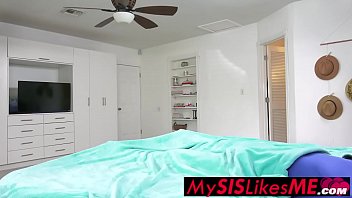 Preview 3 of Justin Manger - Naughty stepsister Riley Jean sucks her stepbrother&#039_s cock while he naps Both discover that it is not bad to have rough sex between stepfamily