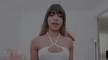Preview 1 of Brahder Fucking Sister - Brazilian slut Meyzi Black gets fucked by 4 big cocks