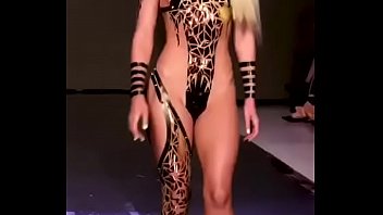 Preview 3 of Fucks Sleeping Granny - Body paint bikinis