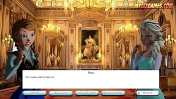 Preview 3 of Balcony Usa - Freeze: An Ice Hard Adventure With Sexy Anna from Frozen Porn Game Recorded