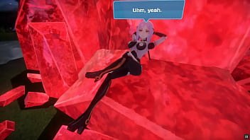 Preview 2 of Mp On - Monster Girl Island [Monthly Patreon choice Hentai game] Ep.5 Naughty kitsune woman foundle a monster girl tits