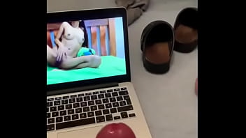 Preview 1 of Aenal Sis - Cumshot together with gf on webcam
