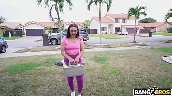 Preview 1 of Machine Fucking Hd - BANGBROS - My Dirty Maid Lily Hall Fucks For Money
