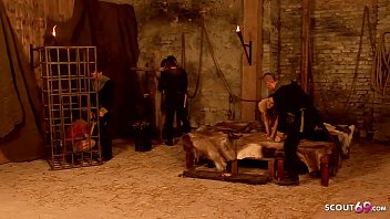 Preview 1 of Big Sagging Tits Young Slut - Group Game of Thrones Anal Sex Porn Parody with Hot Teen