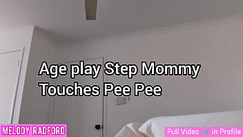 Preview 1 of Creamping Baby - Age play Step Mommy touches pee pee