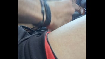 Preview 3 of Amy Kiss - Hot Guy masturbating his cock while driving,  moaning a lot and cumming