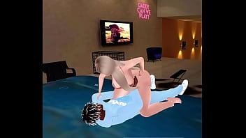 Preview 2 of Double Teamed Daisy - Imvu | Blonde BLACKED 8