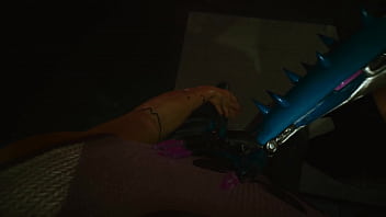 Preview 2 of Mona Hawght Porn Tube - Rita Wheeler - Hammer Club Sex Scene (Cyberpunk 2077 In-game Ultra Settings)