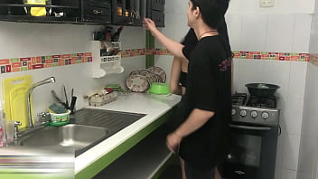 Preview 2 of English Public Porn - Hermanastro! Follame duro  por toda la casa ahora que estamos solos