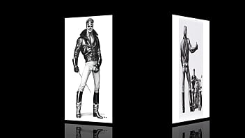 Preview 1 of Big Swinging Boobs - Anivers&aacute_rio canal- ensaio fotogr&aacute_fico com inspira&ccedil_&atilde_o de Tom of Finland