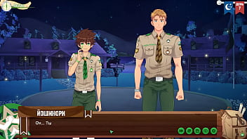 Preview 3 of Carmen Vs Ramon - Game: Friends Camp,  Episode 7 - A conversation with the scoutmaster. (Russian voice acting)